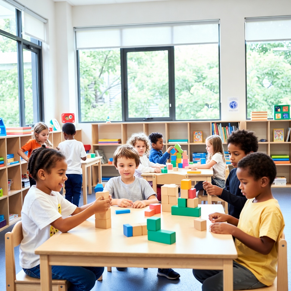 Outdoor play area for ethical AI for kids at Erindale Academy.